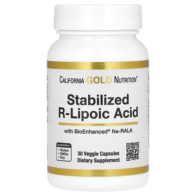 Stabilized R-Lipoic Acid with Biotin, 30 Veggie Capsules