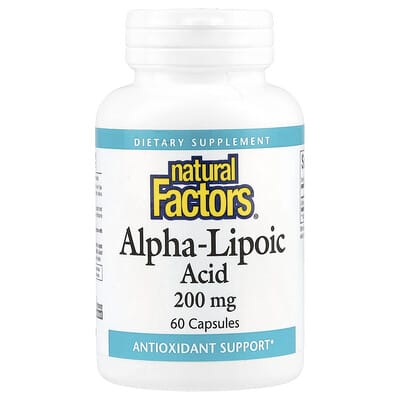 Альфа-липоевая кислота, 200 mg, 60 капсул