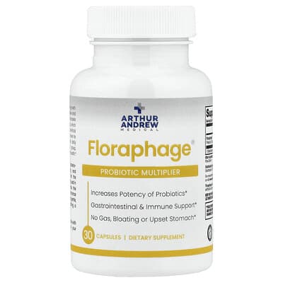 Floraphage®, пробиотический мультипликатор, 30 капсул (1,000,000 PFUs на капсулу)