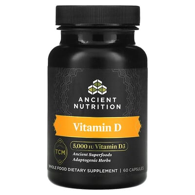 Vitamin D, 60 Capsules