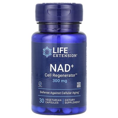 NAD+ Cell Regenerator™, 300 mg, 30 вегетарианских капсул