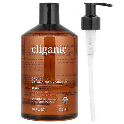 Organic Jojoba Oil, For Oily & Combination Skin, 16 fl oz (473 ml)