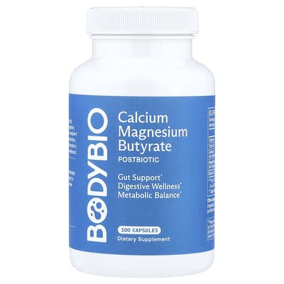 Calcium Magnesium Butyrate, 100 Capsules
