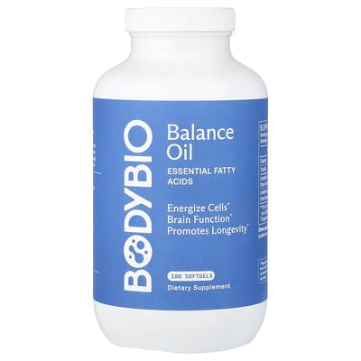 Balance Oil, незаменимые жирные кислоты, 180 мягких капсул