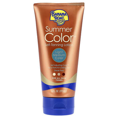 Summer Color®, Self Tanning Lotion, Light Medium Color, 6 fl oz (177 ml)