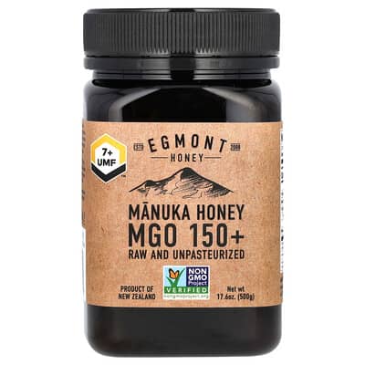 Manuka Honey, Raw And Unpasteurized, UMF™ 7+, MGO 150+, 17.6 oz (500 g)