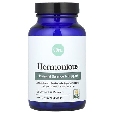 Добавка Ora Hormonious, гормональный баланс и поддержка, 90 капсул