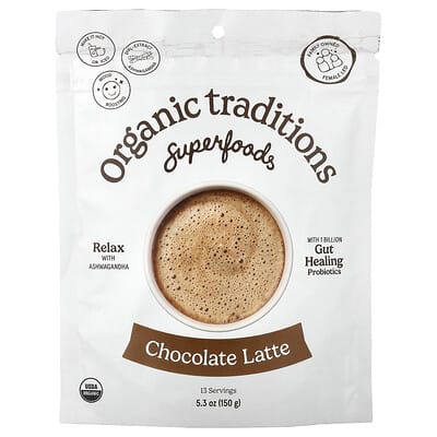 Superfoods, Chocolate Latte, 5.3 oz (150 g)