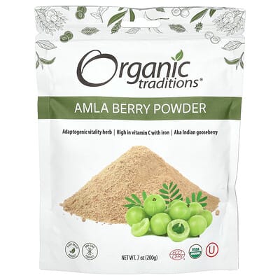 Суперфуд, порошок ягод амла, 7 oz (200 g)