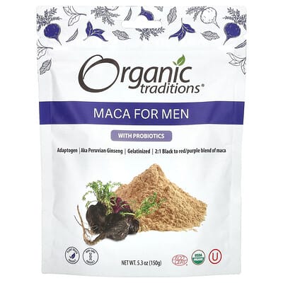 Мака для мужчин с пробиотиками, 5.3 oz (150 g)