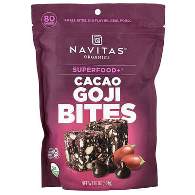 Superfood+® Cacao Goji Bites, 16 oz (454 g)