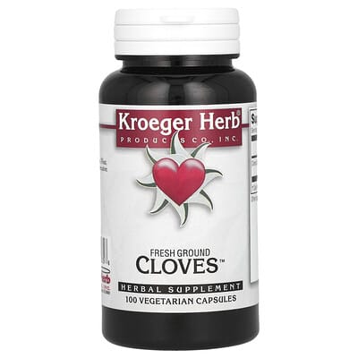 Fresh Ground Cloves™, 100 Vegetarian Capsules (450 mg per Capsule)