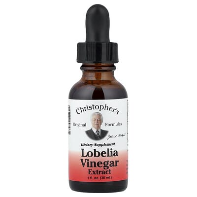 Экстракт Lobelia Vinegar, 1 fl oz (30 ml)