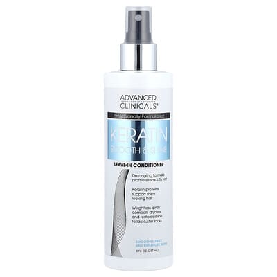 Keratin Smooth & Shine несмываемый кондиционер, 8 fl oz (237 ml)