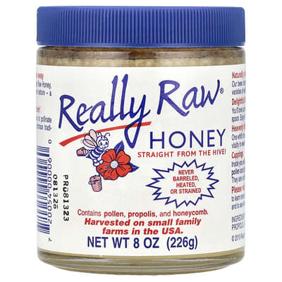 Мед Really Raw Honey, 8 oz (226 g)
