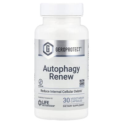 Geroprotect®, Autophagy Renew, 30 вегетарианских капсул