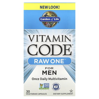 Мультивитамины Vitamin Code RAW One Once Daily 30 вегетарианских капсул
