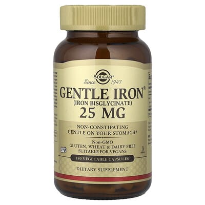 Gentle Iron®, 25 mg, 180 растительных капсул