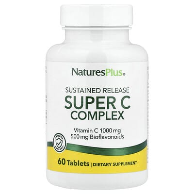 Super C Complex, Sustained Release, 60 Tablets