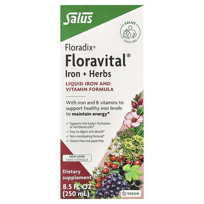 Floravital® Железо + Травы, 8.5 fl oz (250 ml)