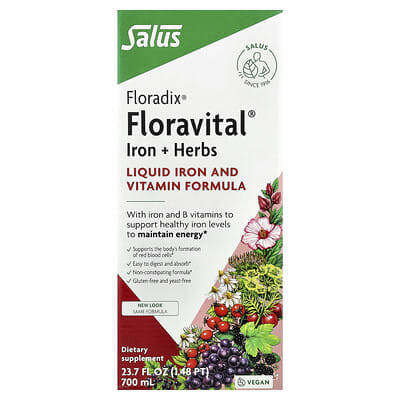 Floravital® Железо + Травы, 23.7 fl oz (700 ml)