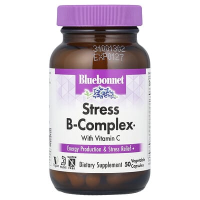Stress B-Complex With Vitamin C, 50 Vegetable Capsules