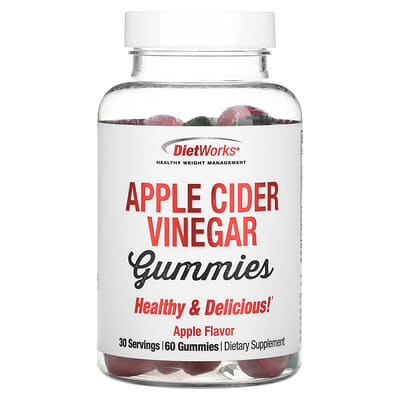 Apple Cider Vinegar Gummies, Apple, 60 Gummies