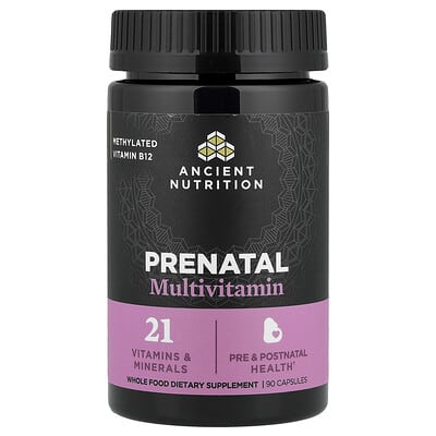 Мультивитамины для беременных Ancient Nutrition, 90 капсул