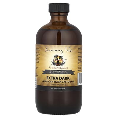 Экстра темное ямайское касторовое масло, 8 fl oz (236.58 ml)