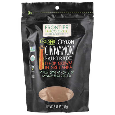 Organic Fairtrade Ceylon Cinnamon, 5.57 oz (158 g)