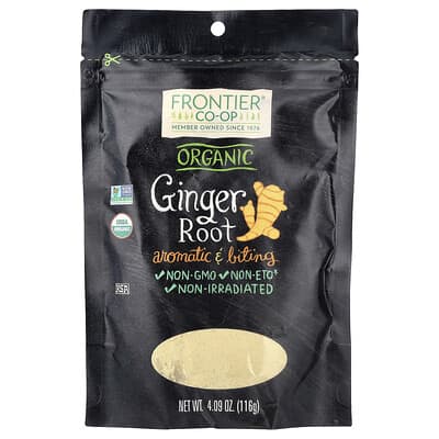 Organic Ginger Root, 4.09 oz (116 g)