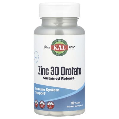Zinc 30 Orotate, пролонгированное высвобождение, 30 mg, 90 таблеток