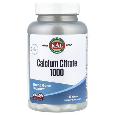 Calcium Citrate 1000, 90 Tablets (333 mg per Tablet)