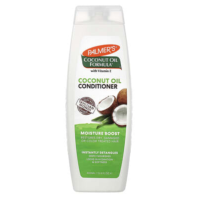 Кондиционер Coconut Oil Formula® с витамином E, увлажняющий, 13.5 fl oz (400 ml)