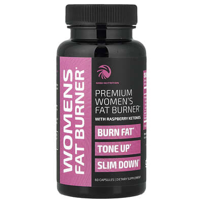 Premium Women's Fat Burner with Raspberry Ketones, 60 Capsules