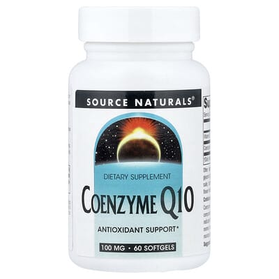 Source Naturals Coenzyme Q10, 60 мягких капсул