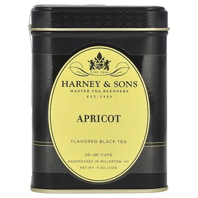 Черный чай, Apricot, 4 oz (112 g)