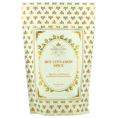 Черный чай, Hot Cinnamon Spice™, листовой, 1 lb