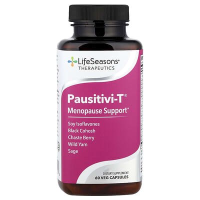 Pausitivi-T® для поддержки при менопаузе, 60 вегетарианских капсул