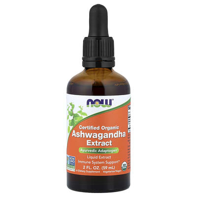 Органический экстракт Ашваганды, 2 fl oz (59 ml)
