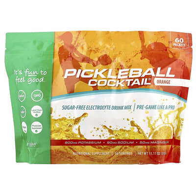 Potassium Cocktail™, Sugar-Free Electrolyte Drink Mix, Orange, 60 Packets, 5.25 g Each