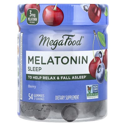 Желейные конфеты Melatonin Sleep, ягоды, 54 штук