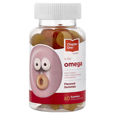 Chapter One, Omega Gummies, жевательные витамины, 60 шт