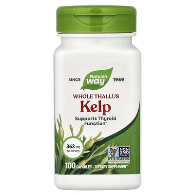 Цельный кельп, 363 mg, 100 капсул