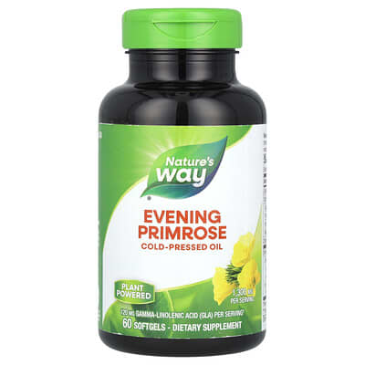 Evening Primrose, 1,300 mg, 60 Softgels