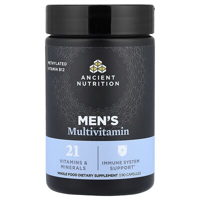 Ancient Nutrition Мужские мультивитамины, 90 капсул