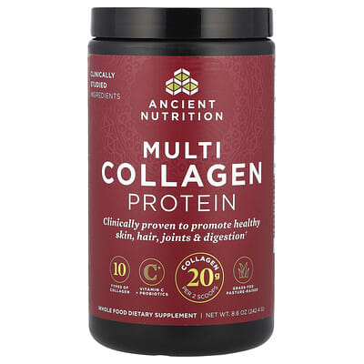 Коллагеновый протеин Ancient Nutrition Multi Collagen Protein, 8.6 oz (242.4 g)