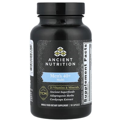 Ancient Nutrition Мужской комплекс 40+, 90 капсул