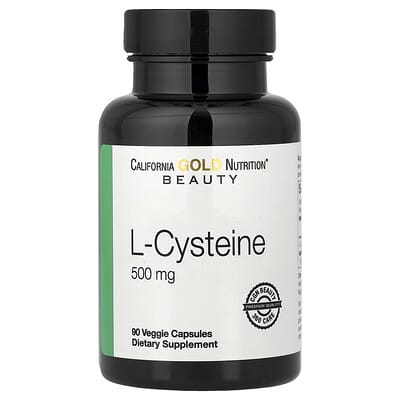 L-Cysteine, 500 mg, 90 растительных капсул