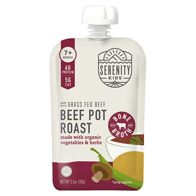 Beef Pot Roast with Organic Vegetables & Herbs, 7+ Months, 3.5 oz (99 g)